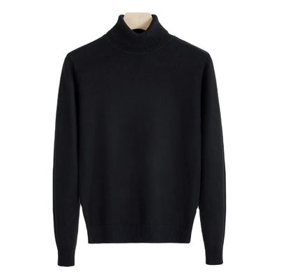 Vêtements à tricot de printemps pull à col haut pour hommes sous-vêtements résistant au vent chemise de fond