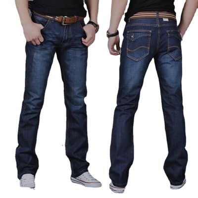 Flèche à fermeture à glissière XMAMLON Stretch Regular Fit Pants Mode Denim Homme Slim Jeans Mid Waist