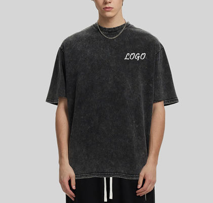 Version lâche 100% coton 230G T-shirt pour hommes surdimensionnés