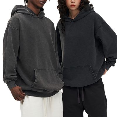 450G Hoodies pour hommes avec logo personnalisé Batik Design et imprimé en soie sur tissu de coton