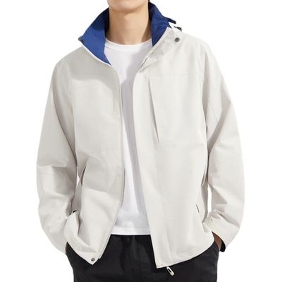 Vêtement pour homme de pluie de printemps Méthode de tissage tissée Protection UV Étanche à l'eau