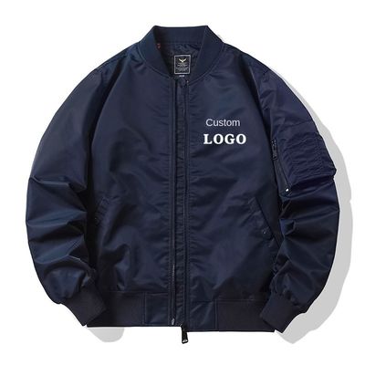 Vêtements à la mode avec fermeture à glissière Vêtements pour hommes MA1 avec broderie personnalisée