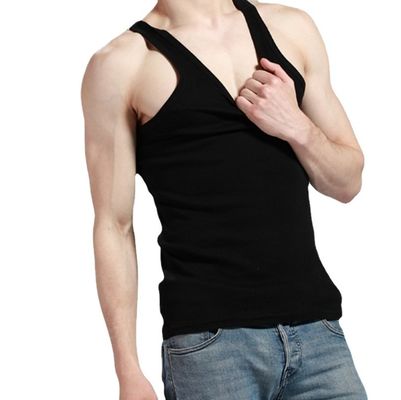 Veste de fitness respirante pour hommes sans manches réservoir pour vêtements de sport avec impression numérique