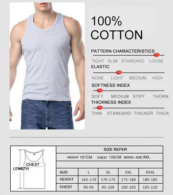 Veste de fitness respirante pour hommes sans manches réservoir pour vêtements de sport avec impression numérique