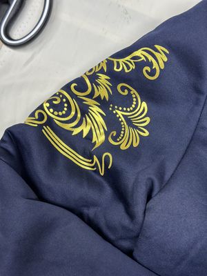 100% polyester à manches longues pour hommes épaissis à capuche, deux pièces pour les sports d'hiver