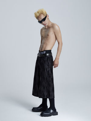 Pantalons à jambes larges de tissus à tricot en vrac Pantalon d'été pour femmes Dames