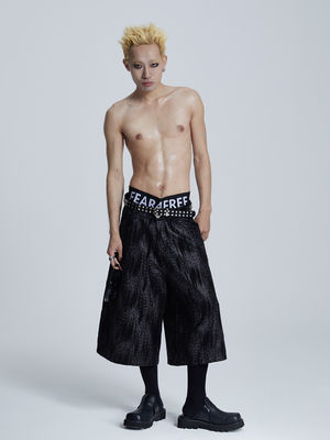 Pantalons à jambes larges de tissus à tricot en vrac Pantalon d'été pour femmes Dames