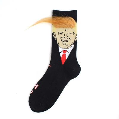 Accessoires pour hommes personnages drôles et fous dessinateur à rayures chaussettes en coton