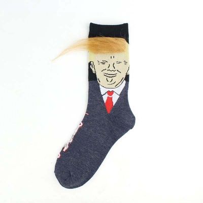 Accessoires pour hommes personnages drôles et fous dessinateur à rayures chaussettes en coton