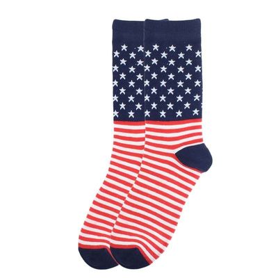 Accessoires pour hommes personnages drôles et fous dessinateur à rayures chaussettes en coton