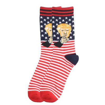 Accessoires pour hommes personnages drôles et fous dessinateur à rayures chaussettes en coton