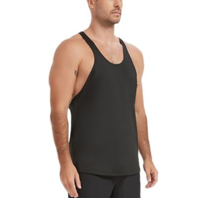 XMAMLON T-shirt de gym personnalisé gilets pour hommes T-shirt graphique sans manches T-shirt en coton