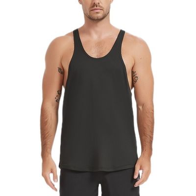 XMAMLON T-shirt de gym personnalisé gilets pour hommes T-shirt graphique sans manches T-shirt en coton