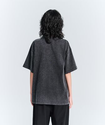 100% coton Hommes Femmes T-shirts à manches courtes T-shirts lavés à l'acide
