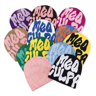 Chapeau à tricoter en extérieur pour adultes, bonnet à tricoter sur mesure, chapeau chaud pour sport avec un tissu commun