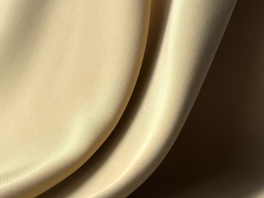 Tissu à étirement lourd 230 g de polyester triacétate spandex imitant l'acétate