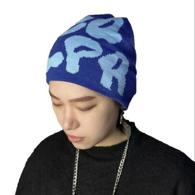 Chapeau à tricoter en extérieur pour adultes, bonnet à tricoter sur mesure, chapeau chaud pour sport avec un tissu commun