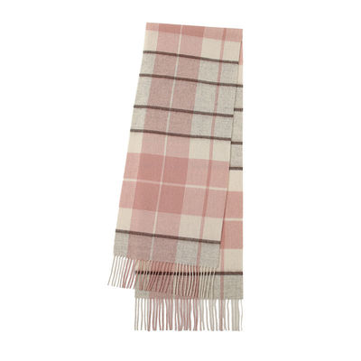 Chauffe-couille en cachemire de style long pour femmes en laine de tartan chaud de Malaisie