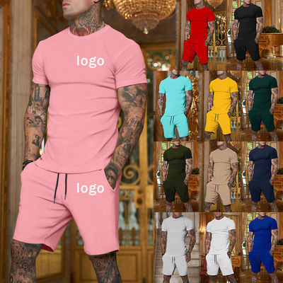 Logo personnalisé Plus taille Maillot de sport pour hommes étirable 2 pièces Outerwear Maillot de course
