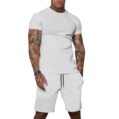 Logo personnalisé Plus taille Maillot de sport pour hommes étirable 2 pièces Outerwear Maillot de course