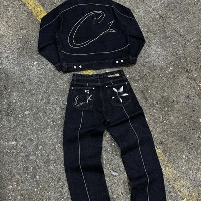 Couleur personnalisée Bloc de coupe-vent Jeux pour hommes en denim respirant pour l'impression par transfert de chaleur