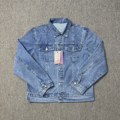 Maillot de sport surdimensionné pour hommes Maillot de sport sur mesure Casual 2 pièces avec tissu denim