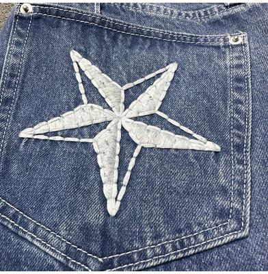 Maillot de sport surdimensionné pour hommes Maillot de sport sur mesure Casual 2 pièces avec tissu denim