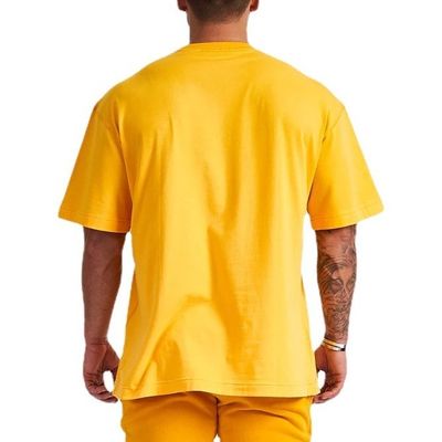 T-shirt surdimensionné d'été pour hommes en méthode de tissage tricoté et motif d'impression