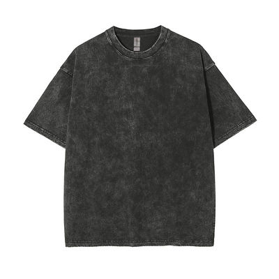 250g de coton T-shirt rétro pour homme à manches courtes et logo personnalisé