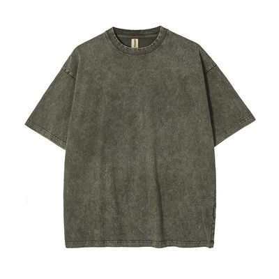 250g de coton T-shirt rétro pour homme à manches courtes et logo personnalisé