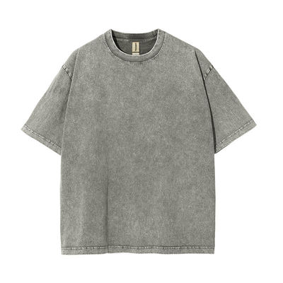 250g de coton T-shirt rétro pour homme à manches courtes et logo personnalisé