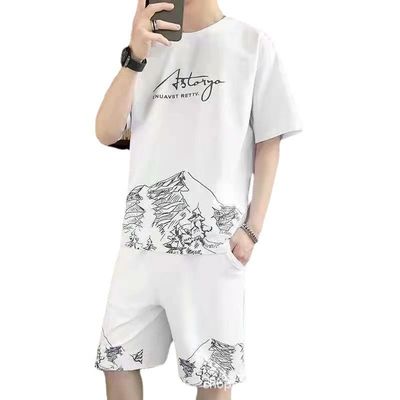 T-shirt stylé sans effort pour hommes Costume d'été décontracté avec short à séchage rapide