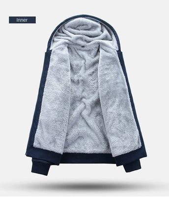 Sweat-shirt à capuche épais et maillot de sport portable pour les hommes en plein air