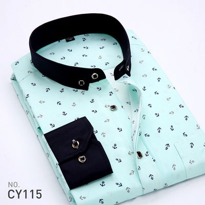 T-shirt à manches longues et imprimé en plaquette pour hommes, de type polyester 100%, fermeture à fermeture à glissière