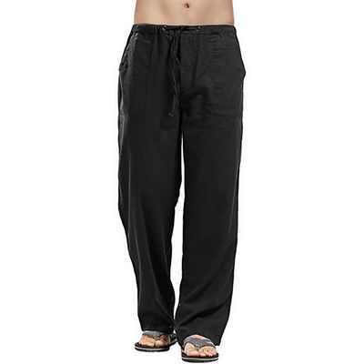 Pantalons de sport pour hommes anti-pilling Pantalons imperméables à l'eau d'automne avec style avant plat