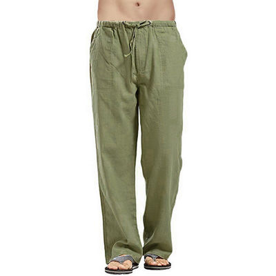 Pantalons de sport pour hommes anti-pilling Pantalons imperméables à l'eau d'automne avec style avant plat