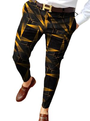 Mode Vêtements de rue élégants en tricot personnalisés Jogger Impression numérique Pantalon de chargement pour hommes