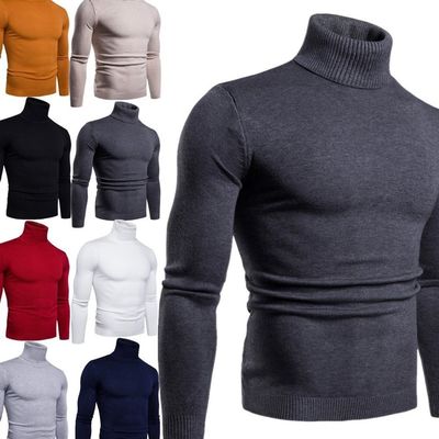 Sweat-shirt élastique beige pour homme sur le col pull-over en laine standard sweat de Noël