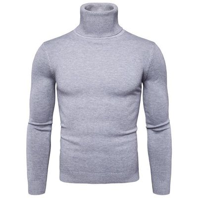 Sweat-shirt élastique beige pour homme sur le col pull-over en laine standard sweat de Noël