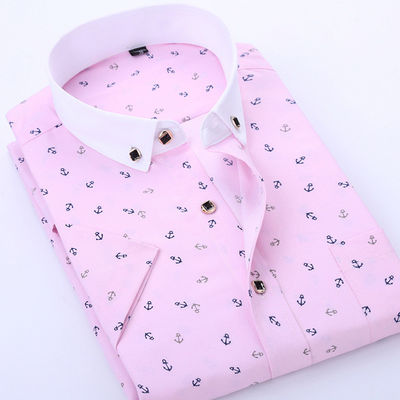 T-shirt à manches courtes en fibre de polyester pour hommes