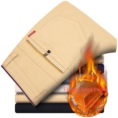 2023 Pantalon décontracté pour hommes en pantalon à crayon avec ouverture à la mouche et plaquette à fermeture éclair
