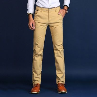 2023 Pantalon décontracté pour hommes en pantalon à crayon avec ouverture à la mouche et plaquette à fermeture éclair