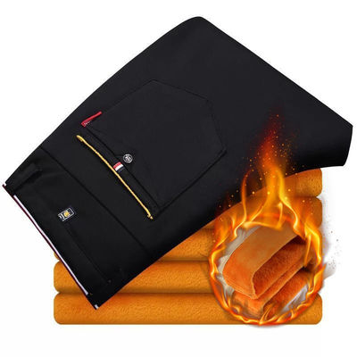 2023 Pantalon décontracté pour hommes en pantalon à crayon avec ouverture à la mouche et plaquette à fermeture éclair