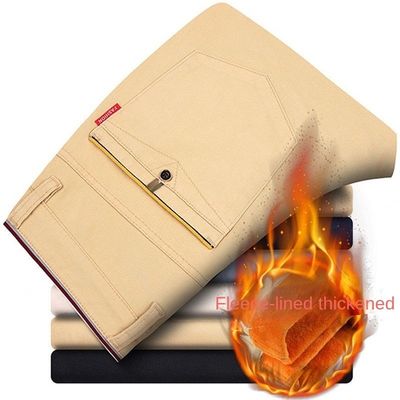 2023 Pantalon décontracté pour hommes en pantalon à crayon avec ouverture à la mouche et plaquette à fermeture éclair