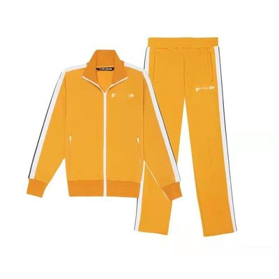 Unisexe fermeture à glissière brodée courir porter des vêtements de rue