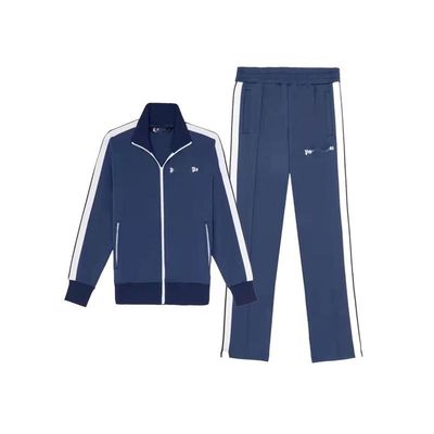 Unisexe fermeture à glissière brodée courir porter des vêtements de rue