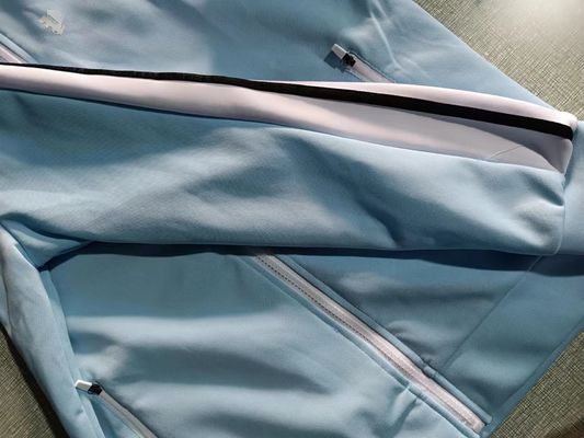 Unisexe fermeture à glissière brodée courir porter des vêtements de rue