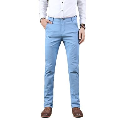 Pantalon décontracté four seasons pour hommes avec un design mince et droit et un lavage léger