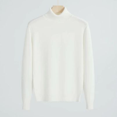 Vêtements à tricot de printemps pull à col haut pour hommes sous-vêtements résistant au vent chemise de fond