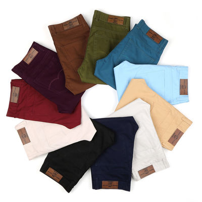 Pantalon long Pantalon style de la mode étirement ajusté coton taille moyenne Pantalon pour homme